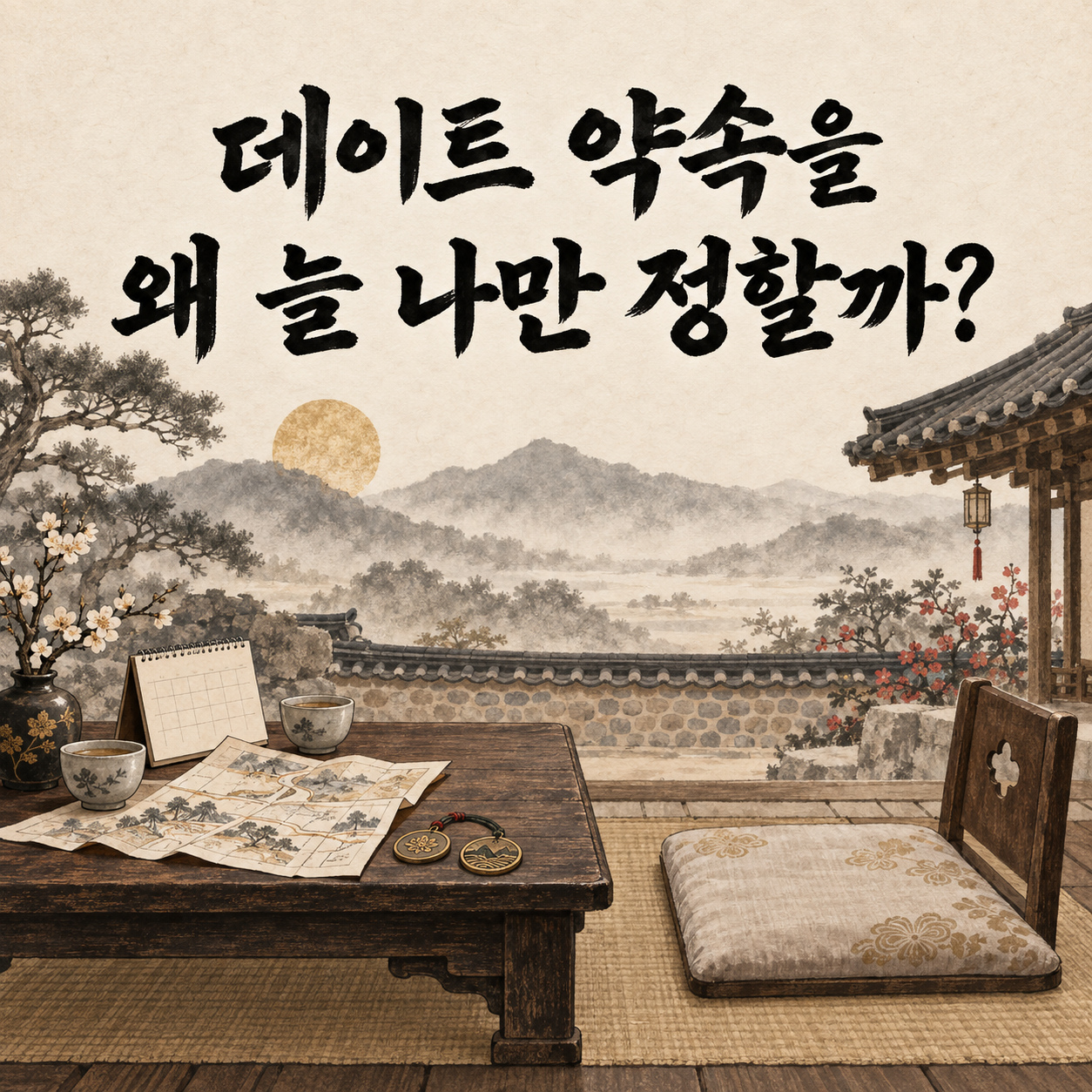 데이트 약속을 왜 늘 나만 정할까?