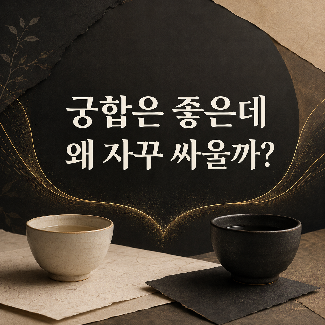 궁합은 좋은데 왜 자꾸 싸울까?
