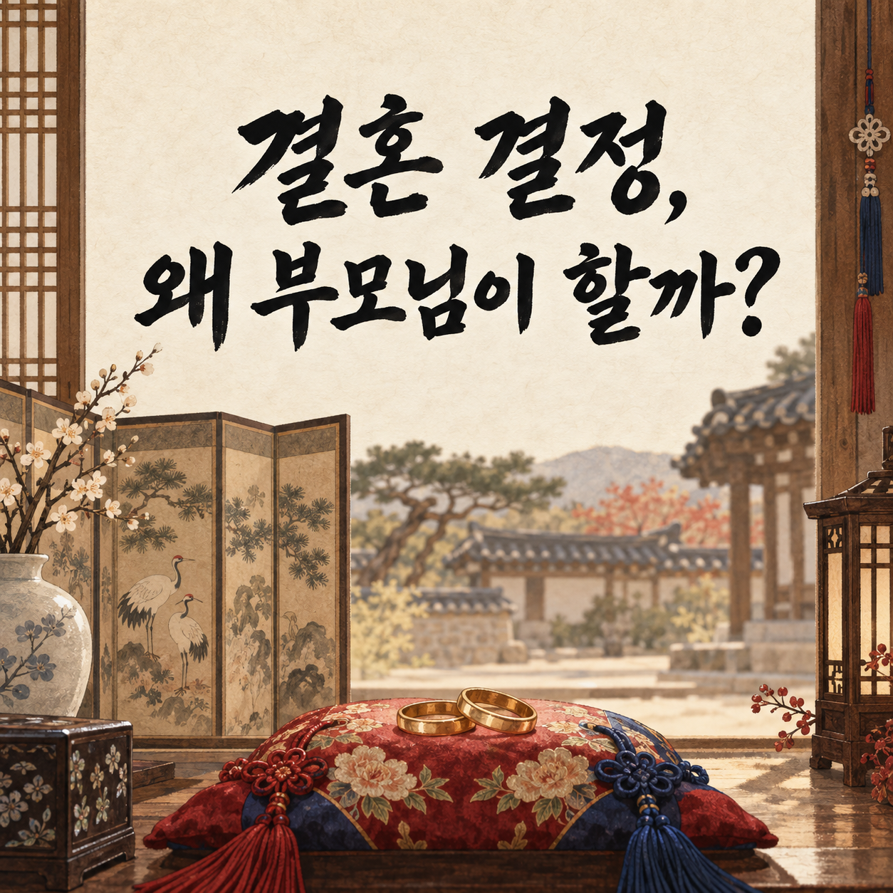 결혼 결정, 왜 부모님이 할까?