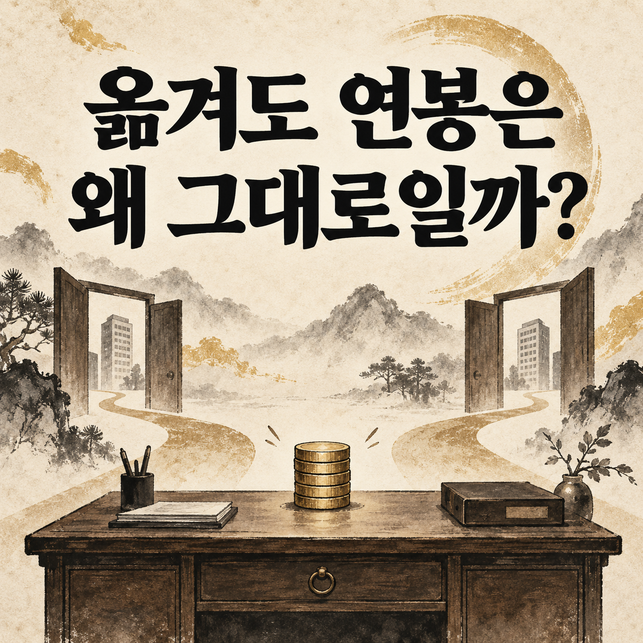 옮겨도 연봉은 왜 그대로일까?