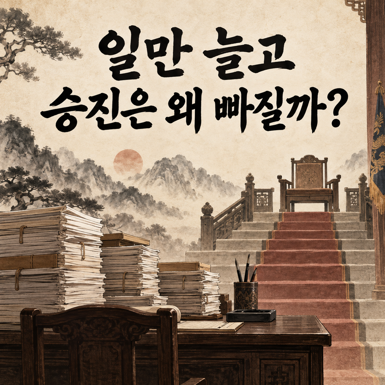 일만 늘고 승진은 왜 빠질까?