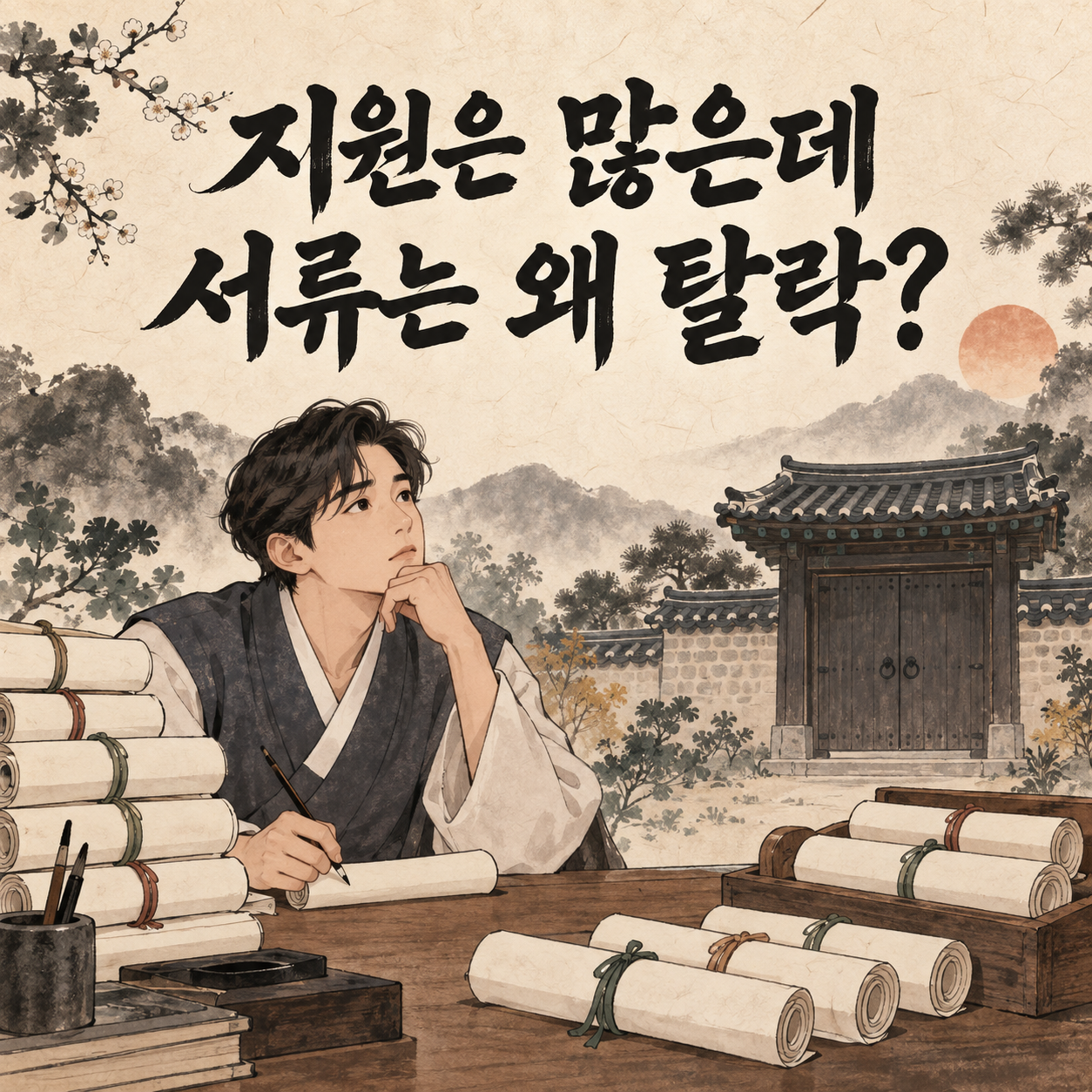 지원은 많은데 서류는 왜 탈락?