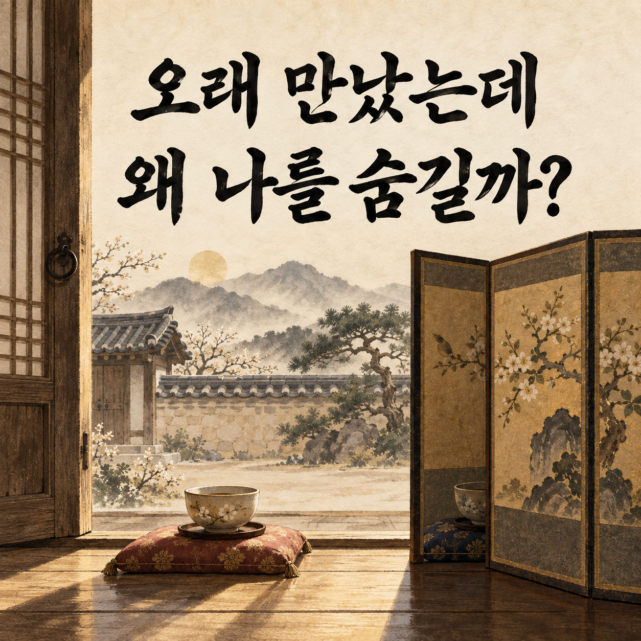 오래 만났는데 왜 나를 숨길까?