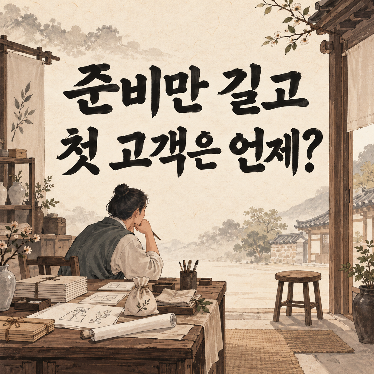준비만 길고 첫 고객은 언제?