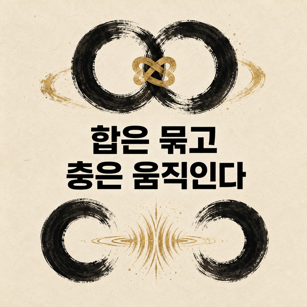 합은 묶고 충은 움직인다