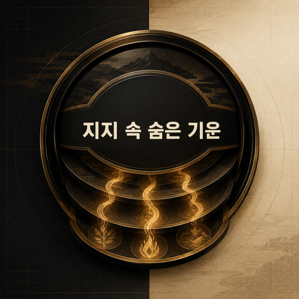 지지 속 숨은 기운