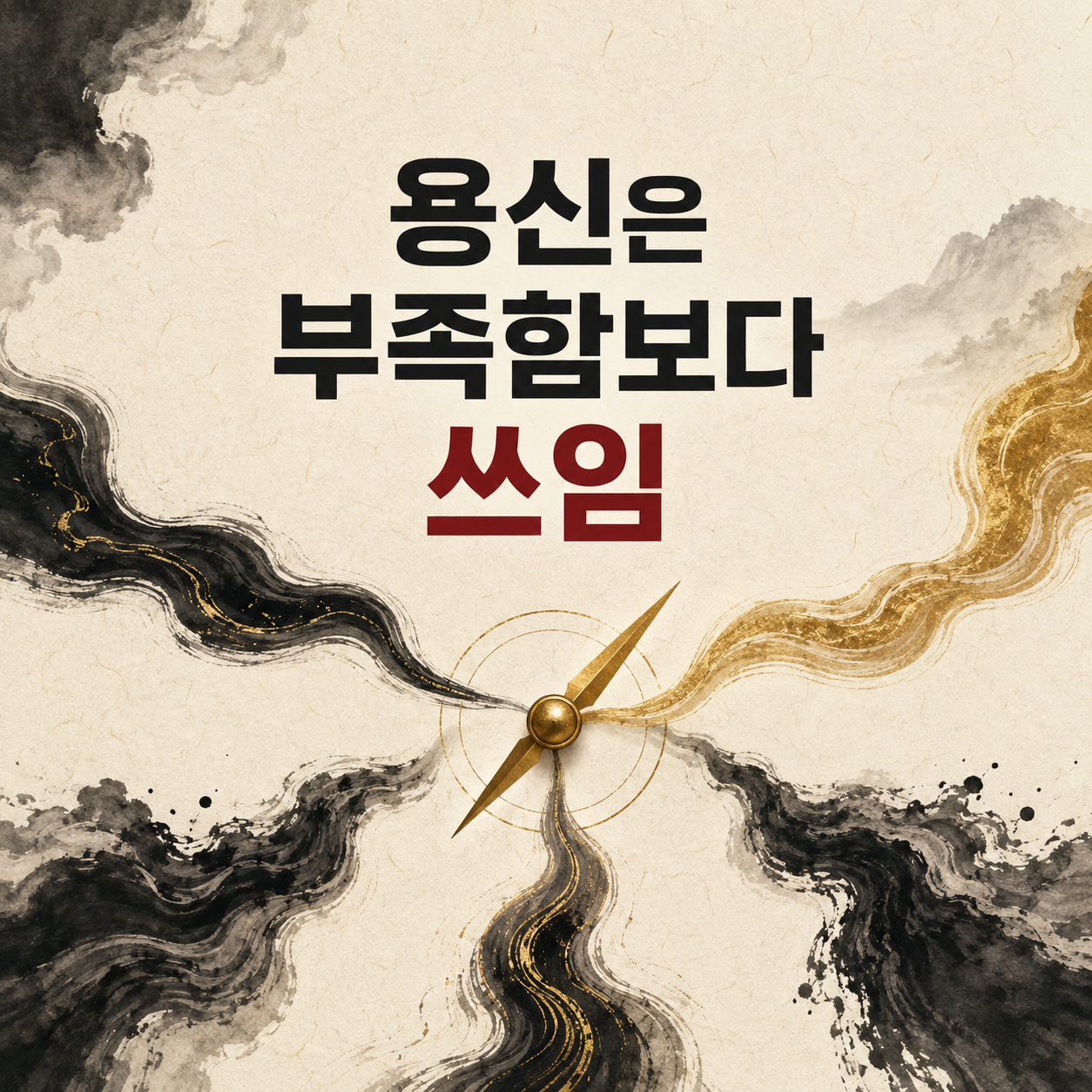 용신은 부족함보다 쓰임